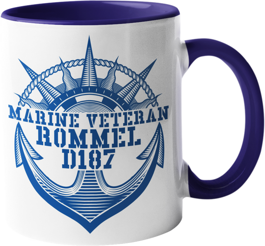 Kaffeebecher MARINE VETERAN D187 ROMMEL