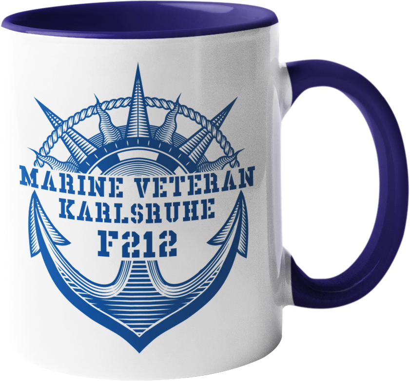 Kaffeebecher Marine Veteran Fregatte F212 KARLSRUHE