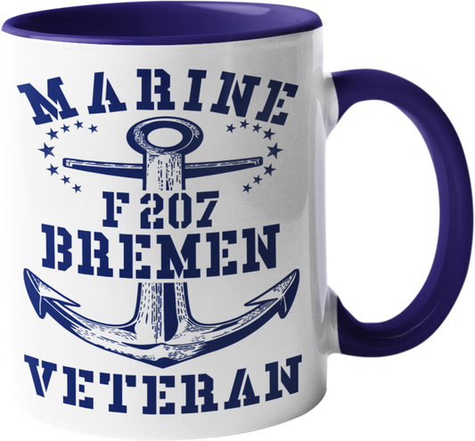 Kaffeebecher Fregatte F207 BREMEN MV Anker