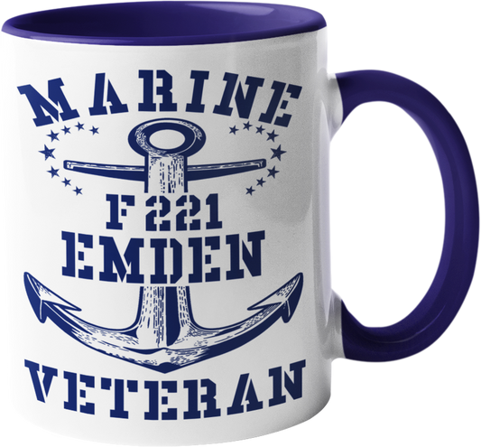 Kaffeebecher Fregatte F221 EMDEN MV ANKER