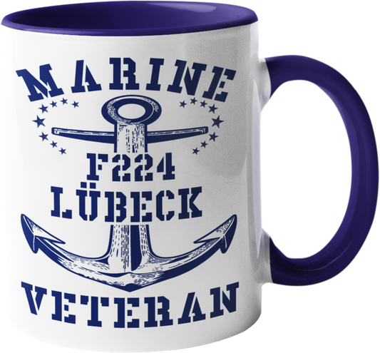 Kaffeebecher Fregatte F224 LÜBECK MV ANKER