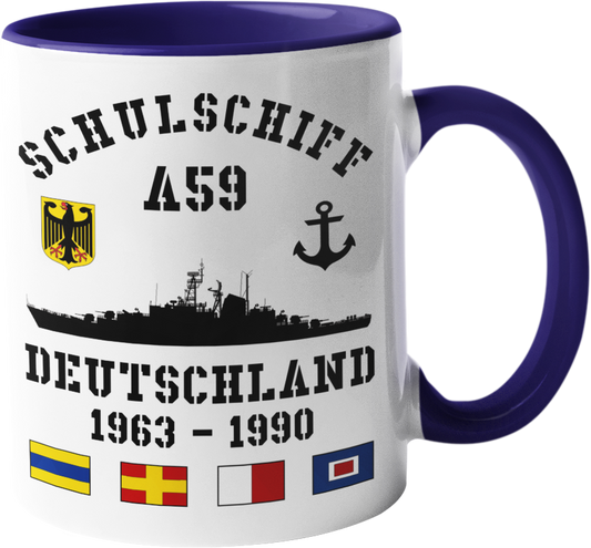 Kaffeebecher Schulschiff A59 DEUTSCHLAND Anker