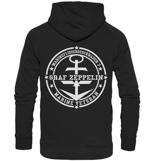 Marinefliegergeschwader 3 Marine Veteran Rückendruck - Basic Unisex Hoodie XL