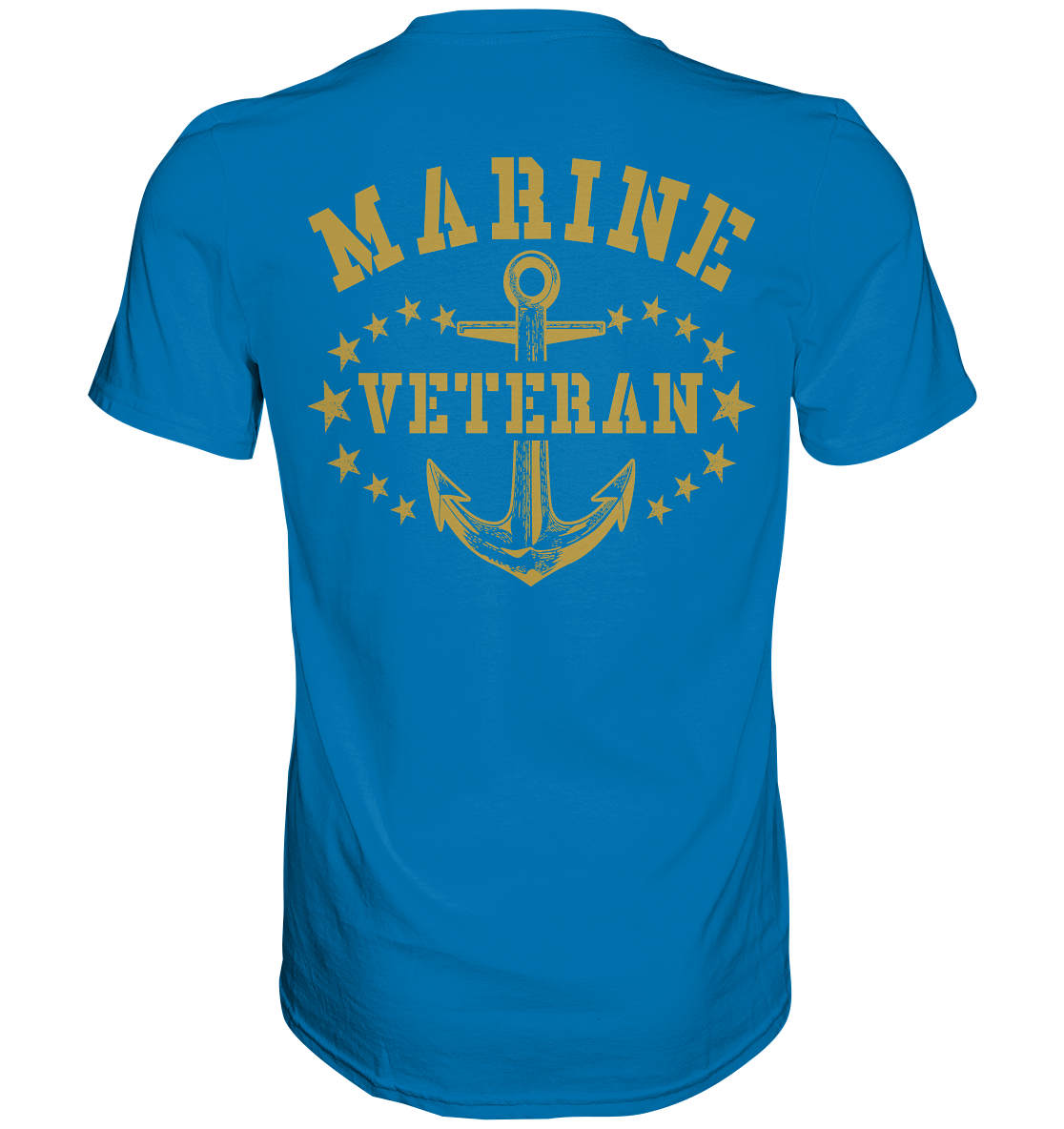 Marine Veteran und Wunsch-Verwendungsreihe beids. Druck - Premium Shirt