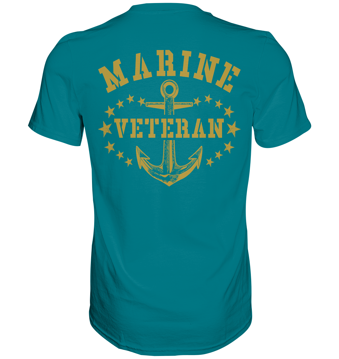 Marine Veteran und Wunsch-Verwendungsreihe beids. Druck - Premium Shirt