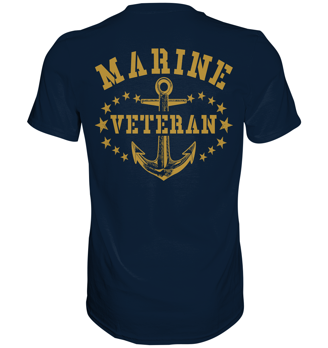 Marine Veteran und Wunsch-Verwendungsreihe beids. Druck - Premium Shirt