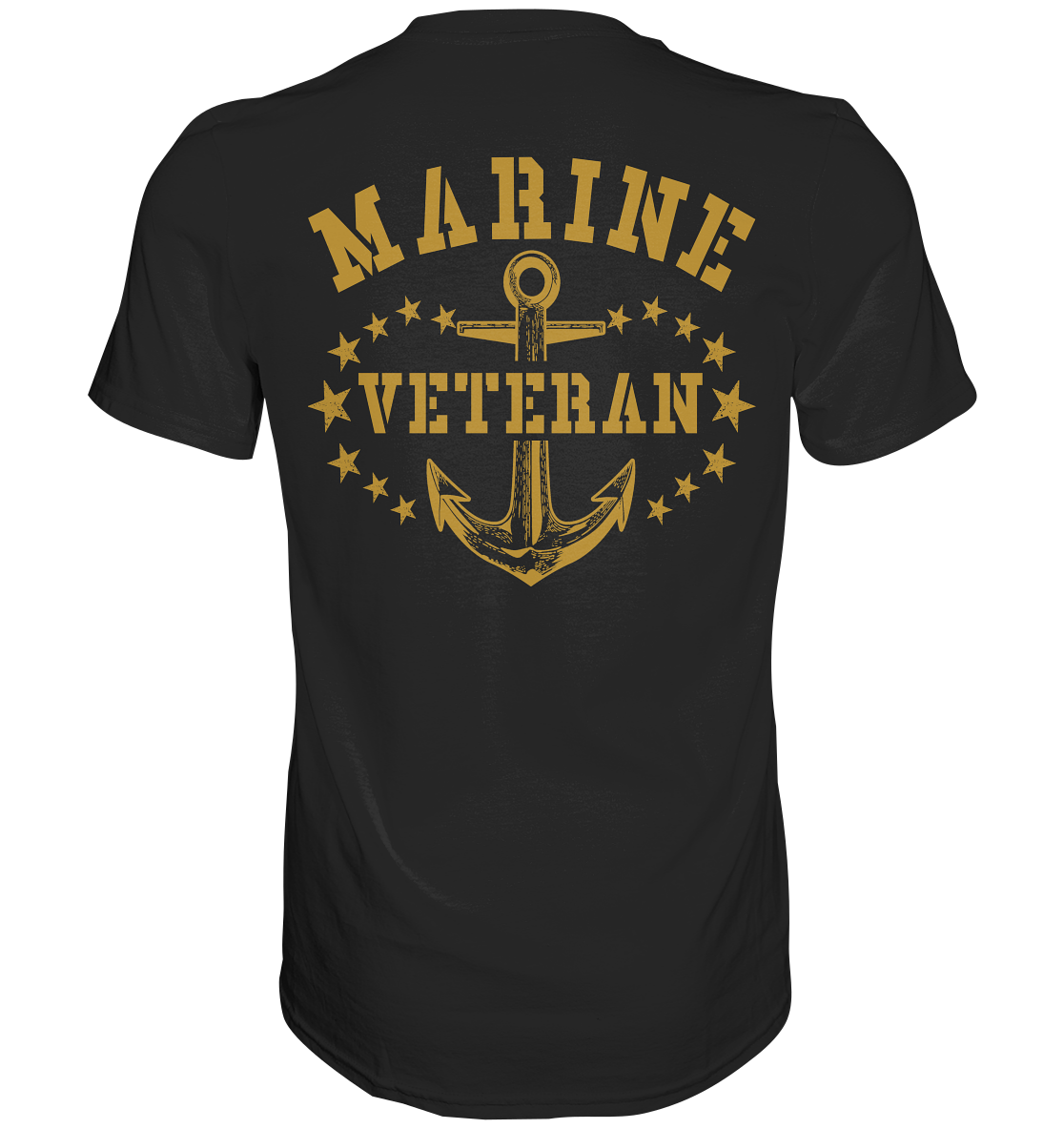 Marine Veteran und Wunsch-Verwendungsreihe beids. Druck - Premium Shirt