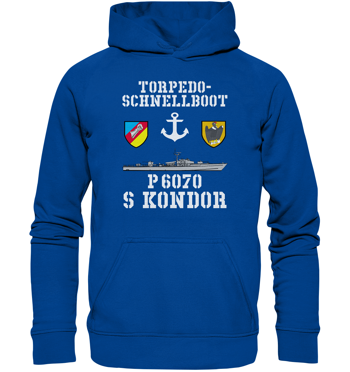 Torpedo-Schnellboot P6070 KONDOR Anker - Basic Unisex Hoodie