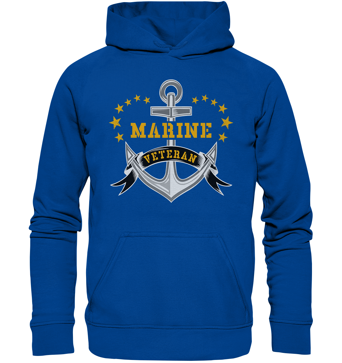 Marine Veteran Anker - Basic Unisex Hoodie