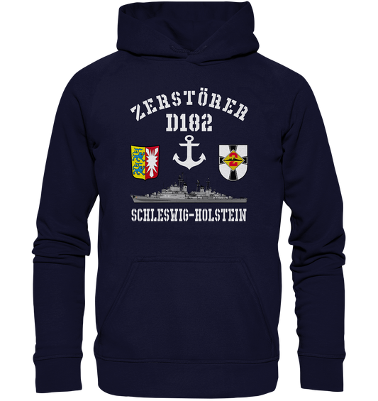 Zerstörer D182 SCHLESWIG-HOLSTEIN Anker - Basic Unisex Hoodie
