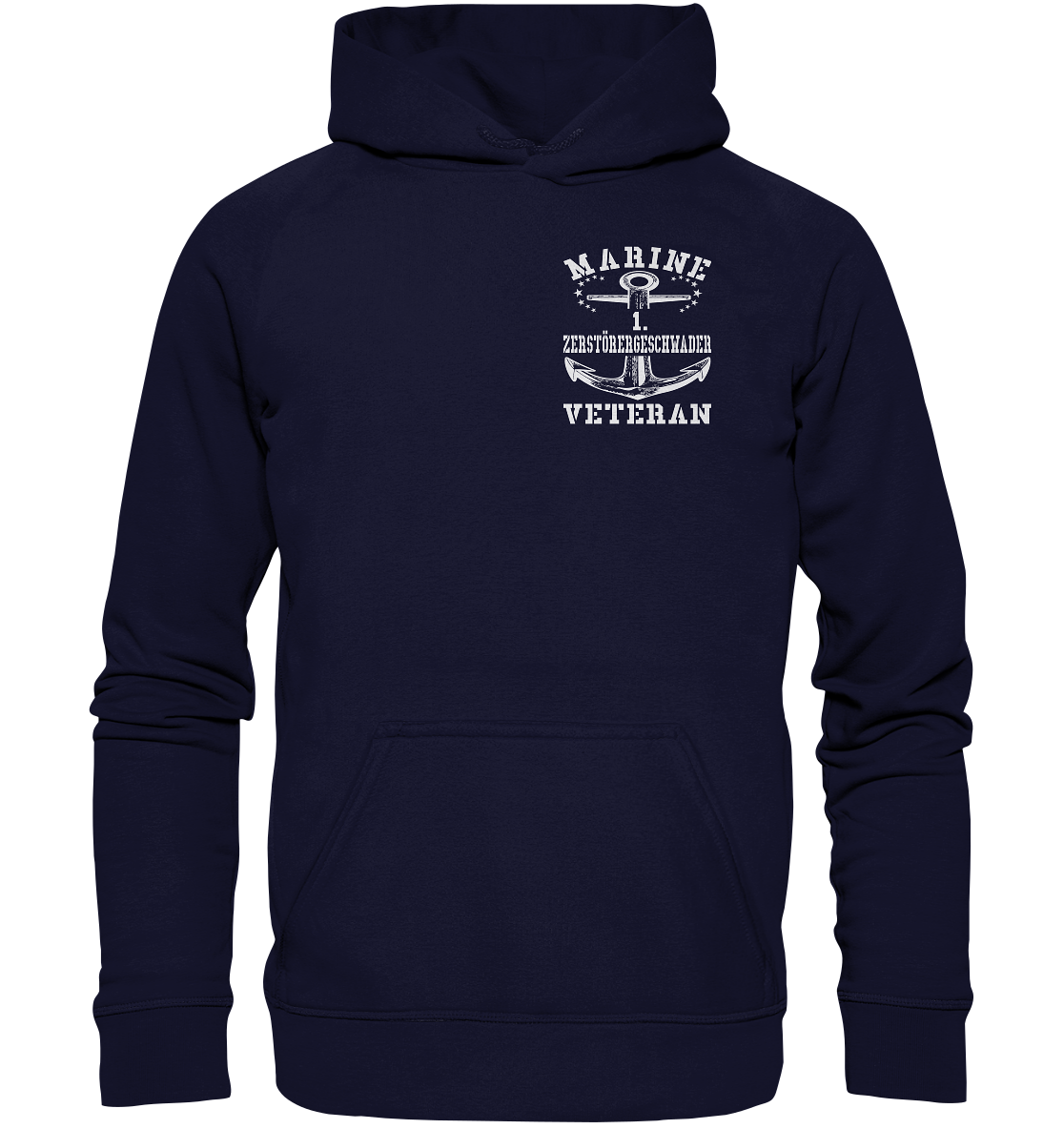 1. Zerstörergeschwader Marine Veteran - Basic Unisex Hoodie