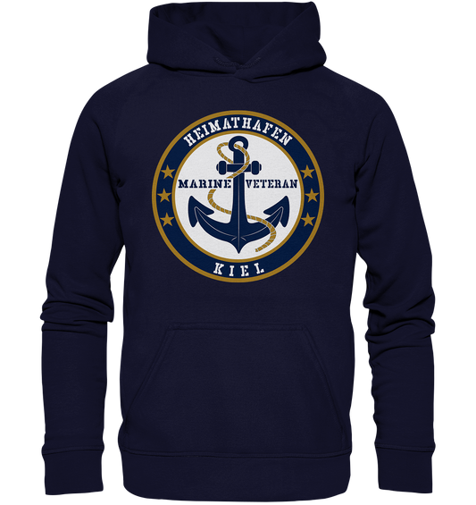 Marine Veteran Heimathafen KIEL - Basic Unisex Hoodie