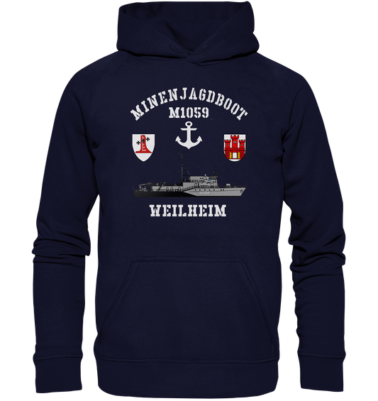 Mij.-Boot M1059 WEILHEIM Anker 1.MSG - Basic Unisex Hoodie