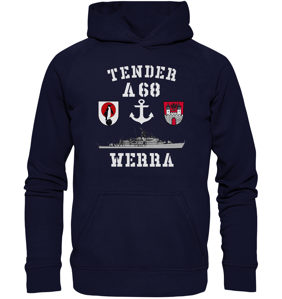 Tender A68 WERRA 6.MSG Anker - Basic Unisex Hoodie