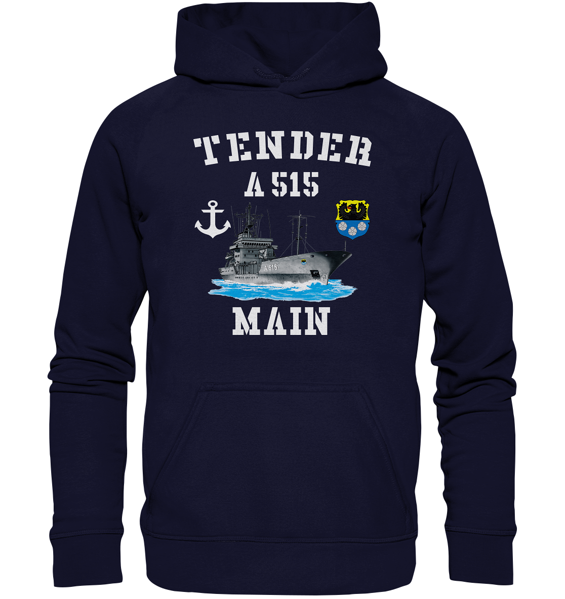 Tender A515 MAIN Anker - Basic Unisex Hoodie