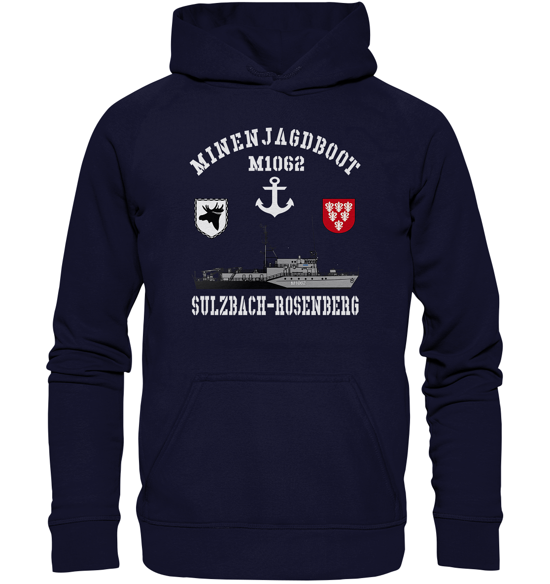 Mij.-Boot M1062 SULZBACH-ROSENBERG Anker 3.MSG - Basic Unisex Hoodie