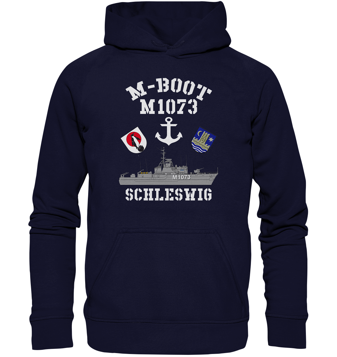 M-Boot M1073 SCHLESWIG Anker (HL) - Basic Unisex Hoodie