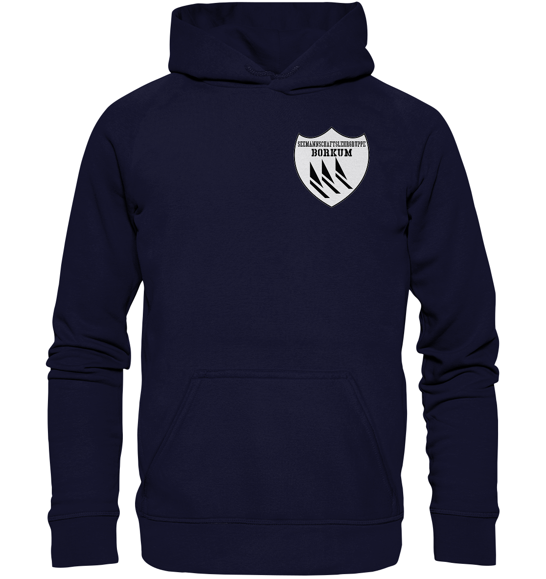 Seemannschaftslehrgruppe BORKUM Brustwappen - Basic Unisex Hoodie