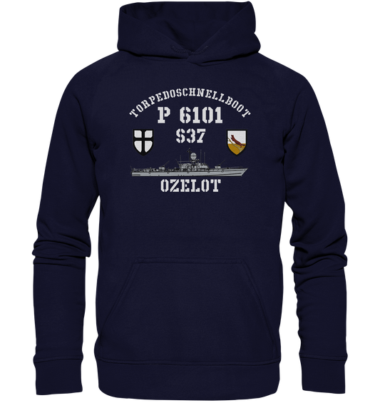 P 6101 S37 OZELOT - Basic Unisex Hoodie