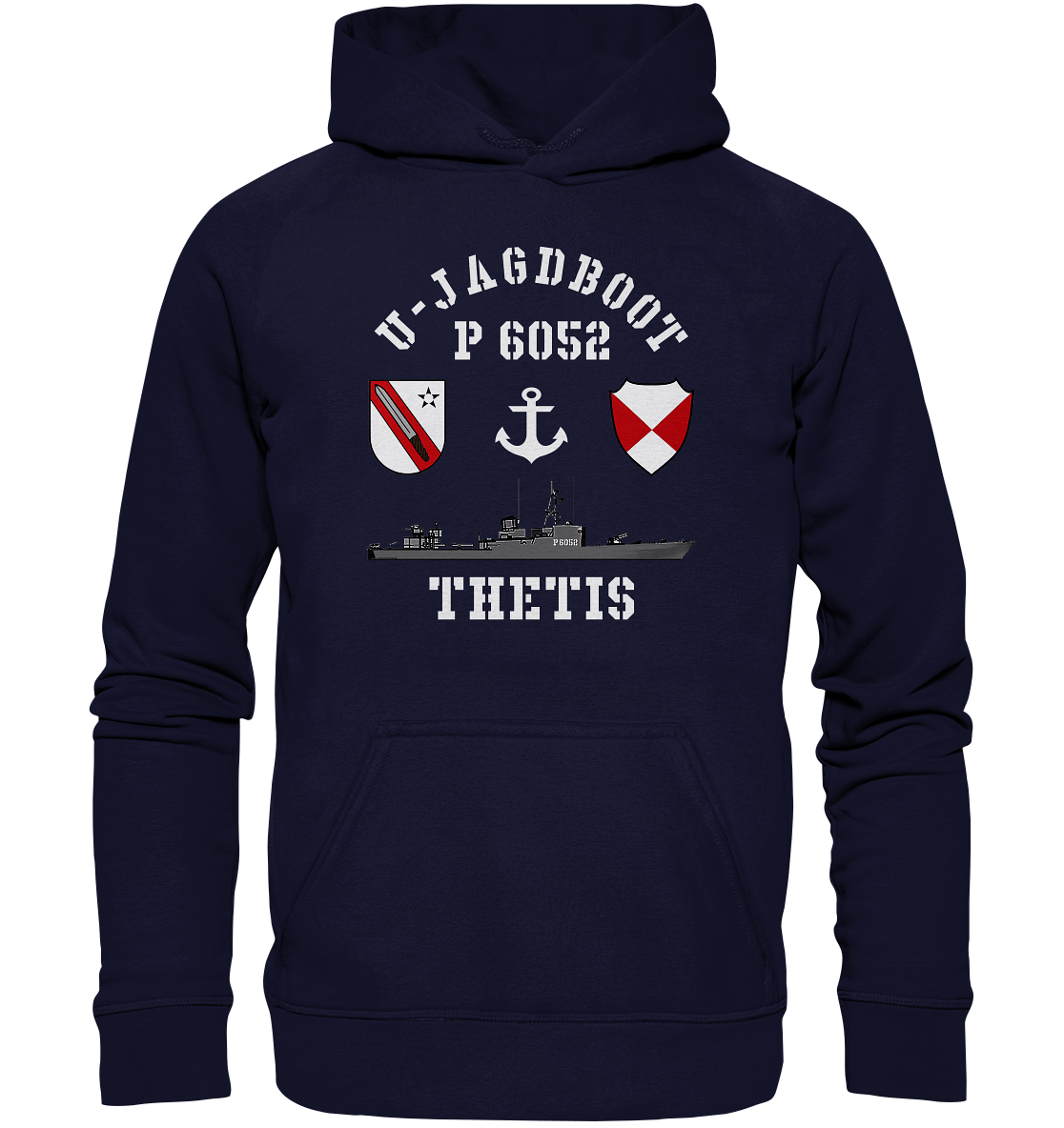 U-Jagdboot P6052 THETIS Anker - Basic Unisex Hoodie