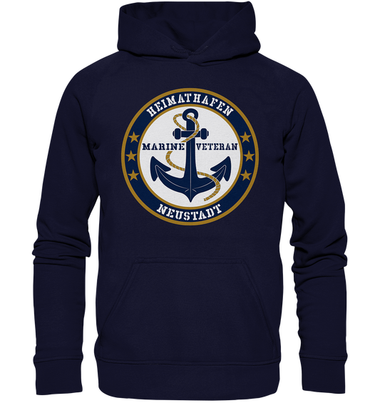 Marine Veteran Heimathafen NEUSTADT - Basic Unisex Hoodie