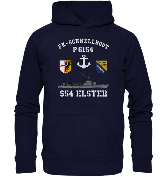 FK-Schnellboot P6154 ELSTER Anker - Basic Unisex Hoodie
