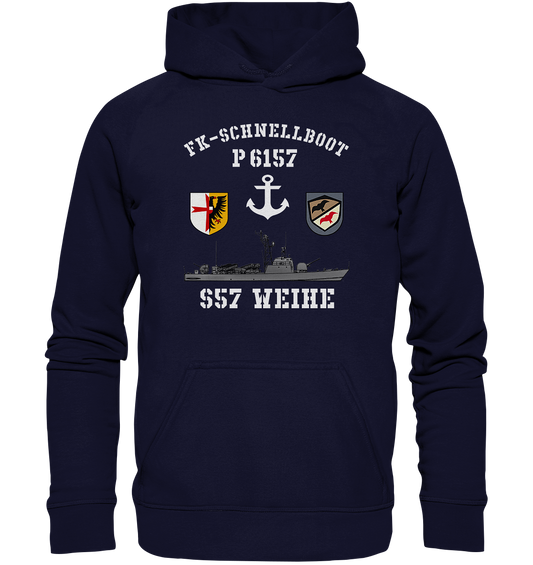 FK-Schnellboot P6157 WEIHE Anker - Basic Unisex Hoodie