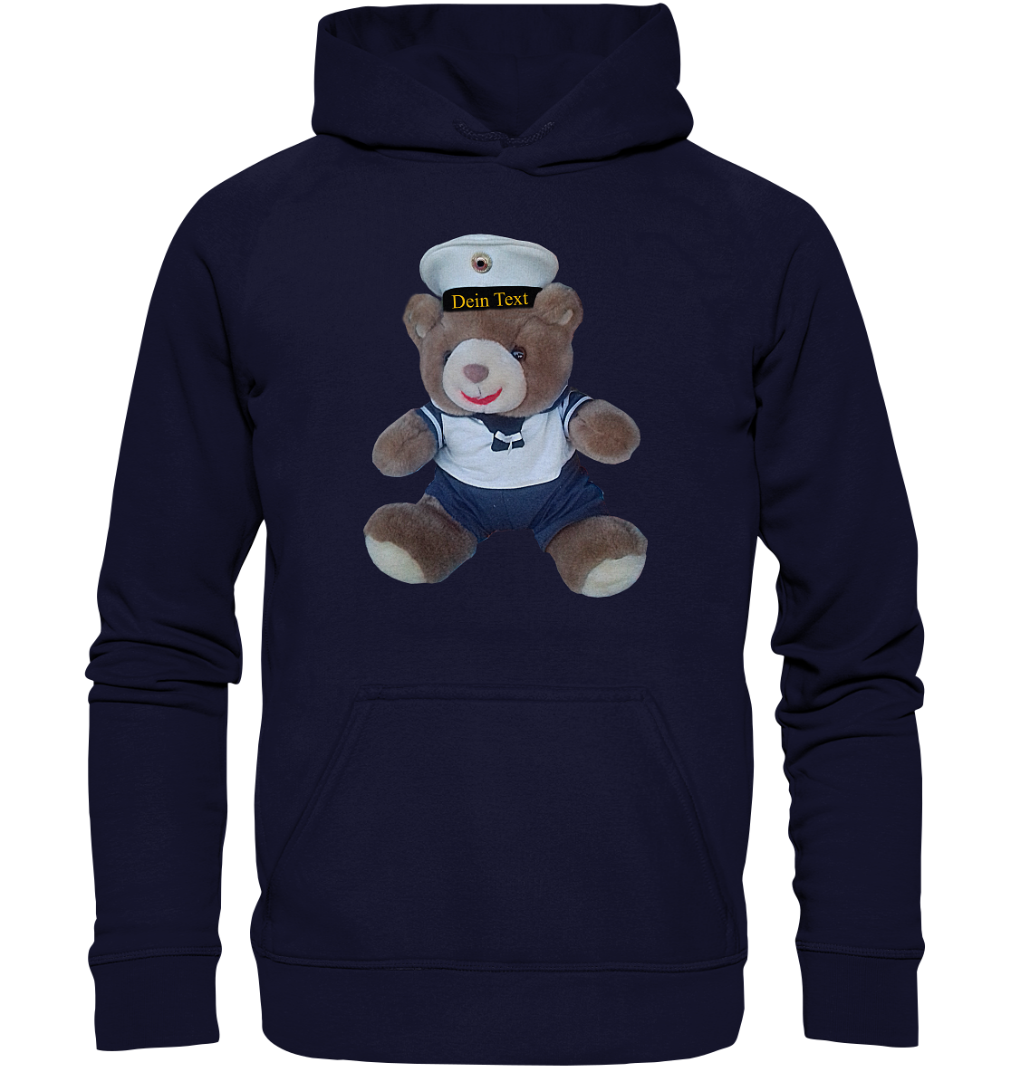 Teddy DEIN TEXT - Basic Unisex Hoodie