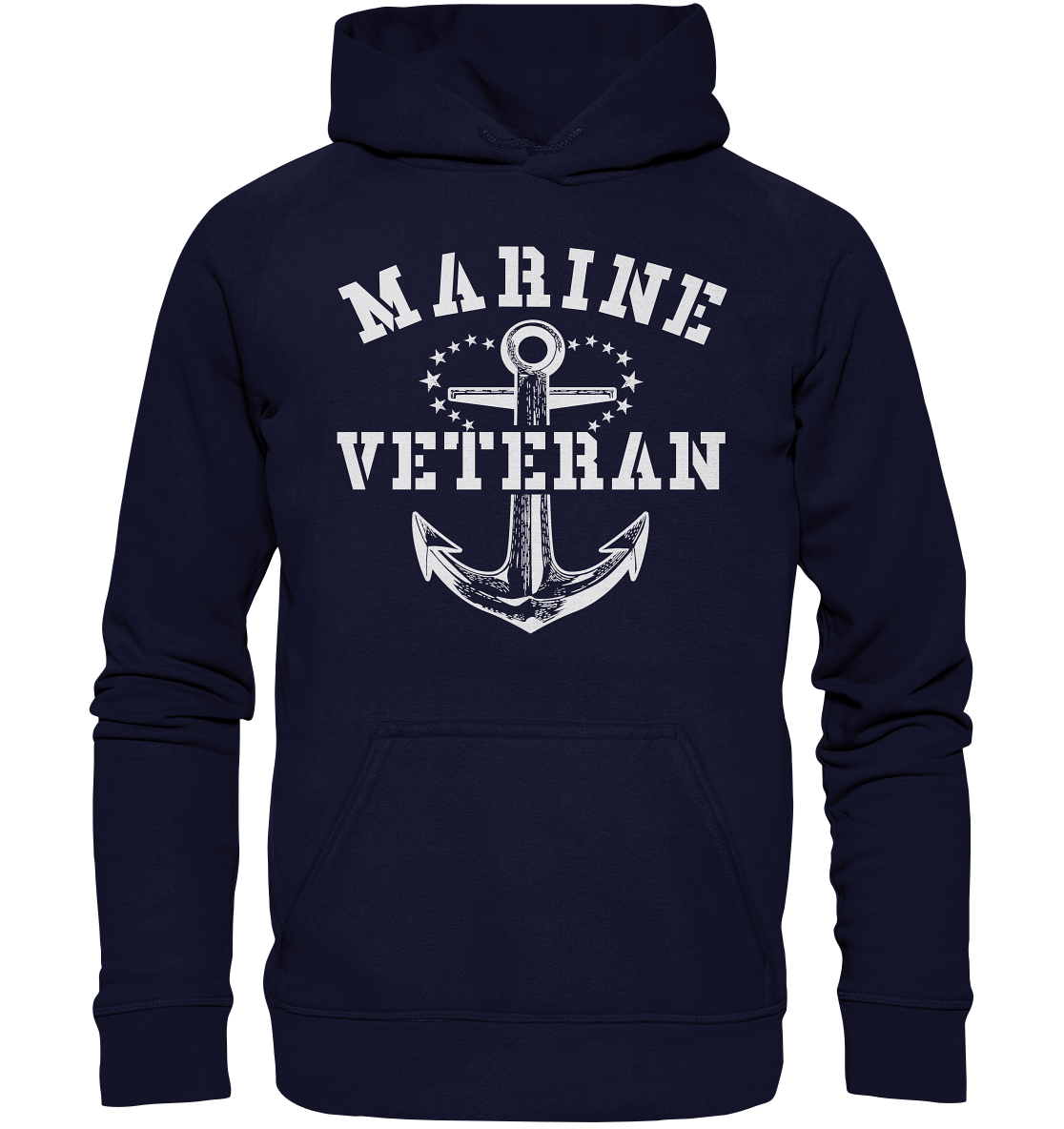 MARINE VETERAN ANKER - Basic Unisex Hoodie