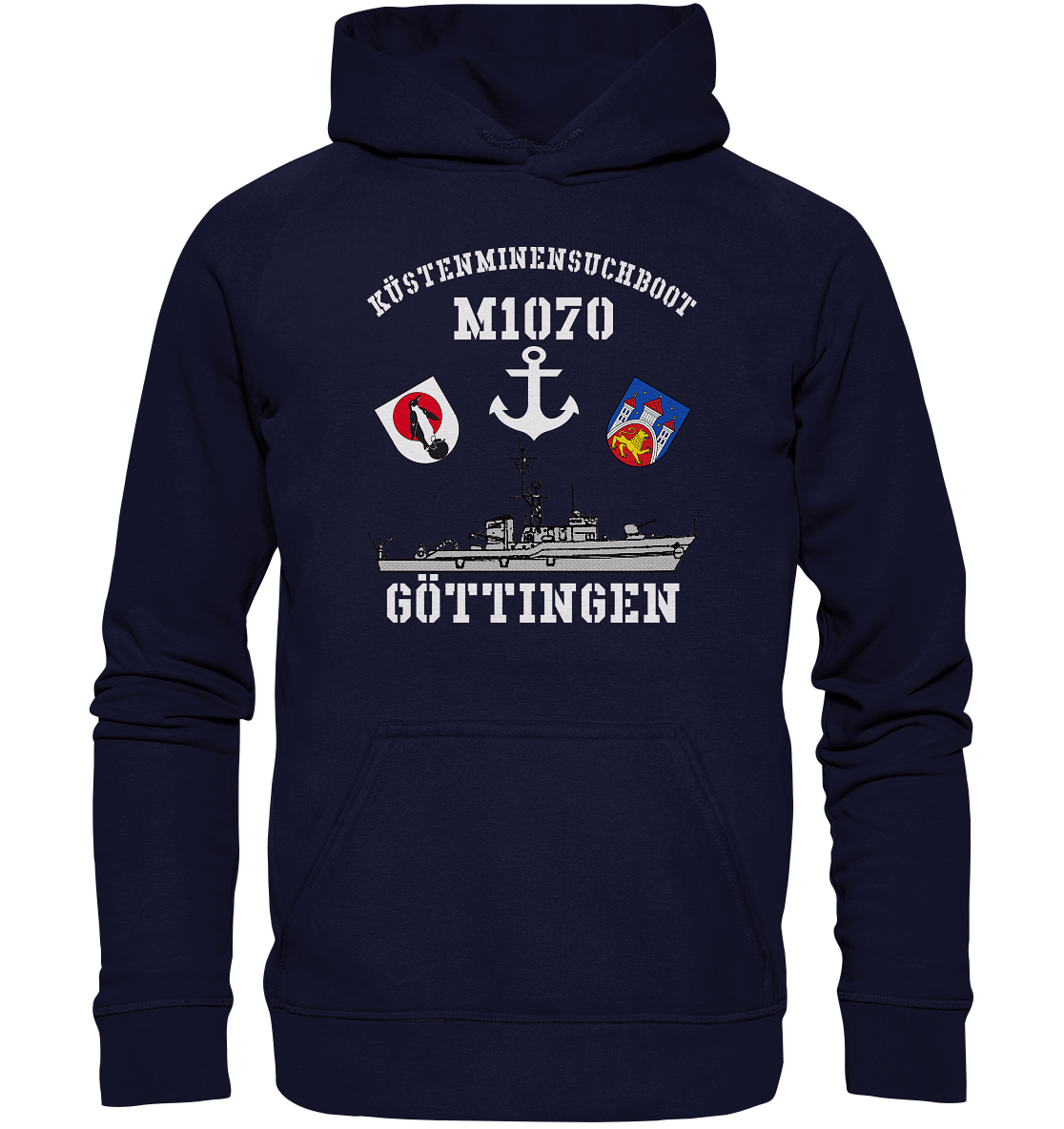 KM-Boot M1070 GÖTTINGEN Anker - Basic Unisex Hoodie