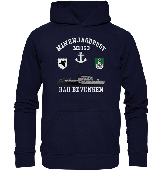 Mij.-Boot M1063 BAD BEVENSEN Anker 3.MSG - Basic Unisex Hoodie