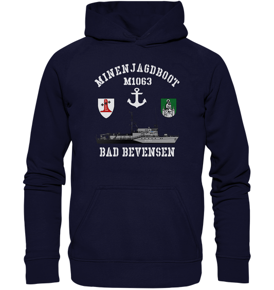 Mij.-Boot M1063 BAD BEVENSEN Anker 1.MSG - Basic Unisex Hoodie