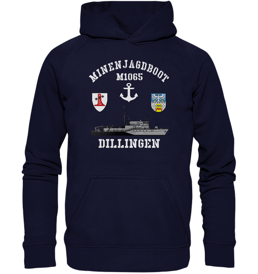 Mij.-Boot M1065 DILLINGEN Anker 1.MSG  - Basic Unisex Hoodie