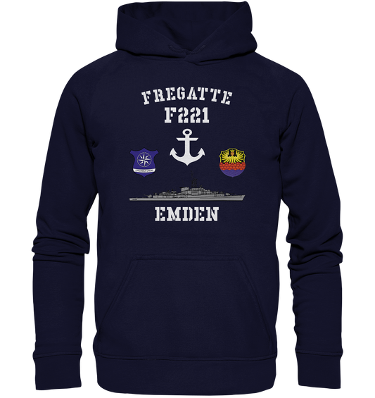 Fregatte F221 EMDEN Anker  - Basic Unisex Hoodie