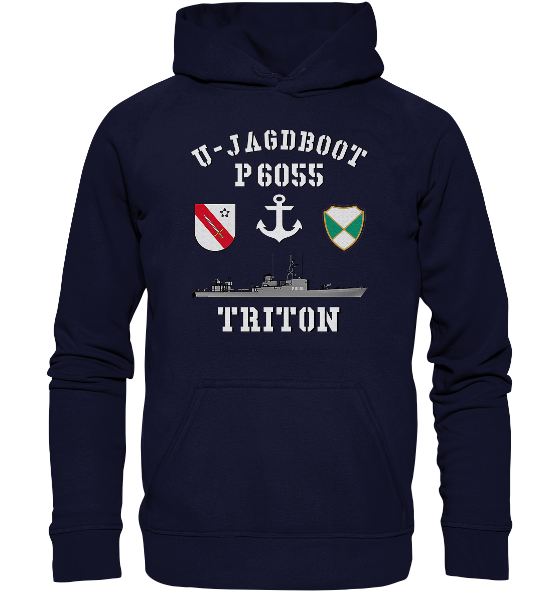 U-Jagdboot P6055 TRITON Anker - Basic Unisex Hoodie