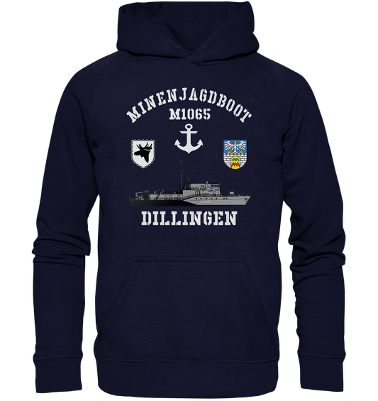 Mij.-Boot M1065 DILLINGEN Anker 3.MSG - Basic Unisex Hoodie