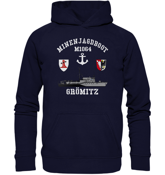 Mij.-Boot M1064 GRÖMITZ Anker 1.MSG - Basic Unisex Hoodie