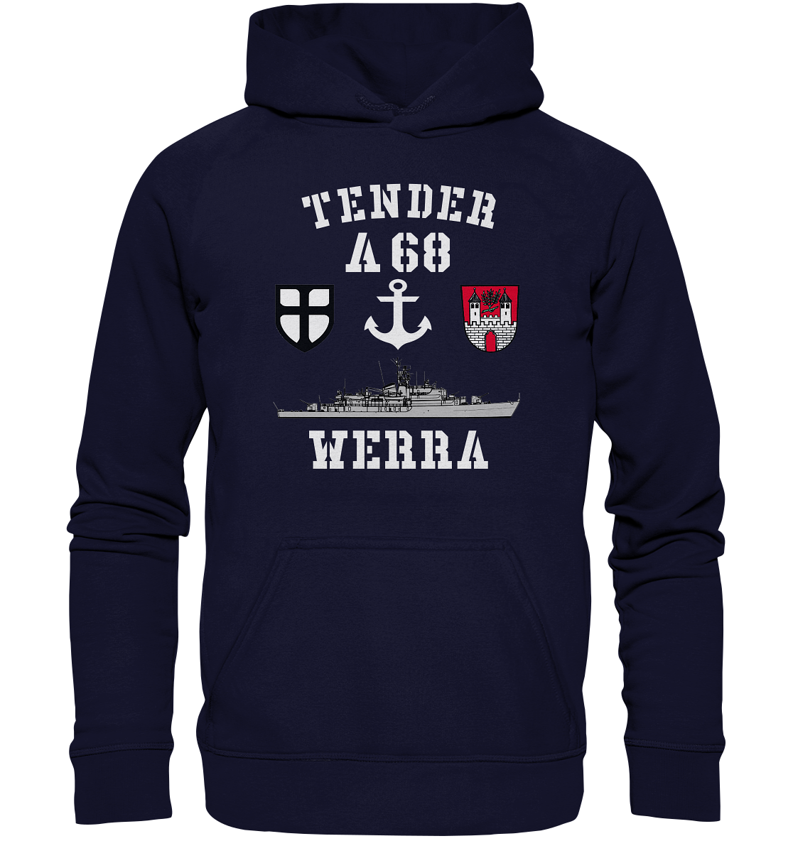Tender A68 WERRA 7.SG Anker - Basic Unisex Hoodie