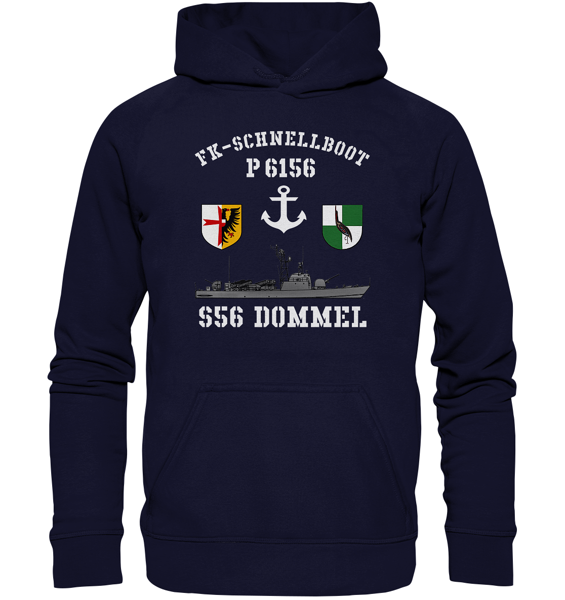 FK-Schnellboot P6156 DOMMEL Anker - Basic Unisex Hoodie