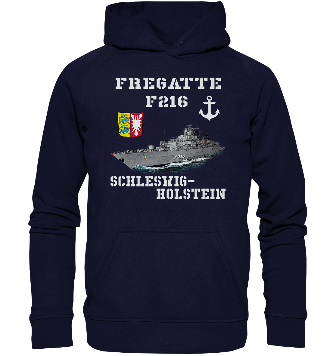 F216 Fregatte SCHLESWIG-HOLSTEIN - Basic Unisex Hoodie