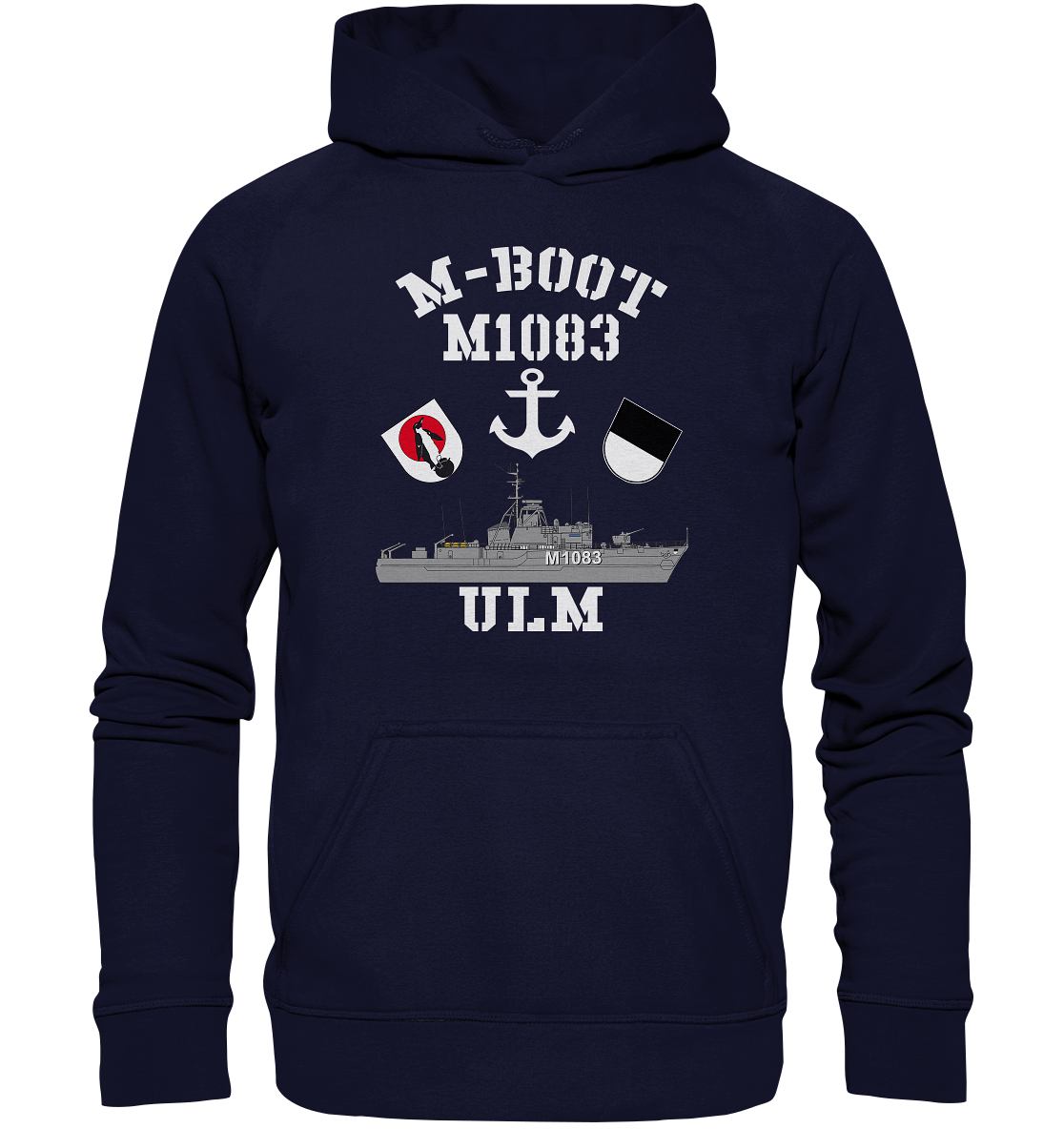 M-Boot M1083 ULM Anker - Basic Unisex Hoodie