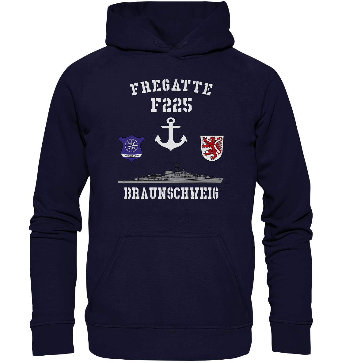Fregatte F225 BRAUNSCHWEIG Anker - Basic Unisex Hoodie