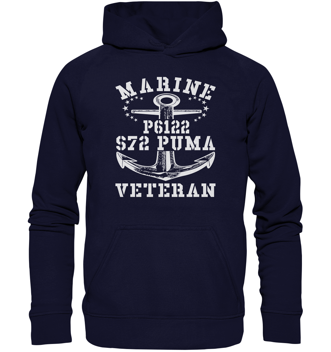 FK-Schnellboot P6122 P.U.M.A. Marine Veteran - Basic Unisex Hoodie