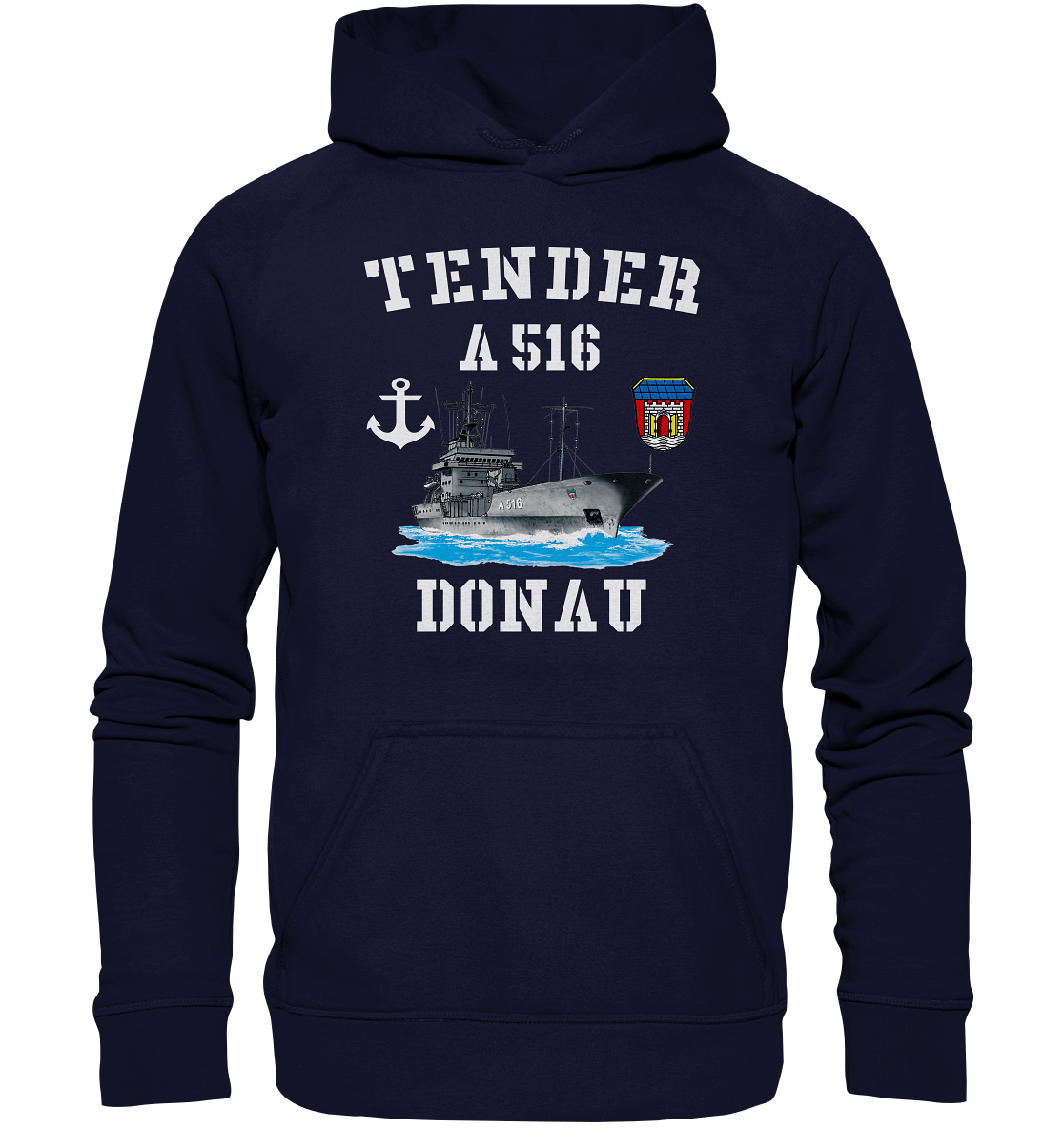 Tender A516 DONAU Anker - Basic Unisex Hoodie