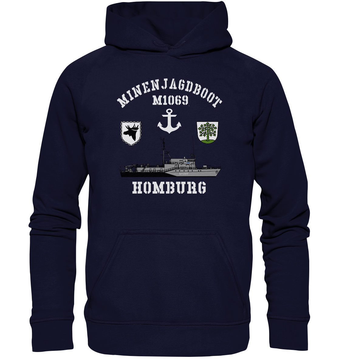 Mij.-Boot M1069 HOMBURG Anker 3.MSG - Basic Unisex Hoodie