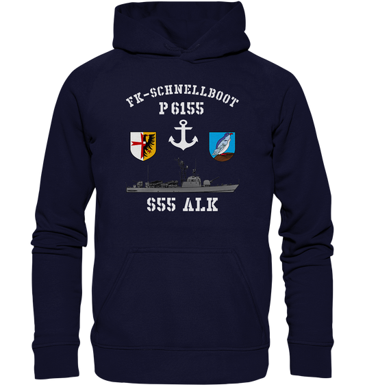 FK-Schnellboot P6155 ALK Anker - Basic Unisex Hoodie