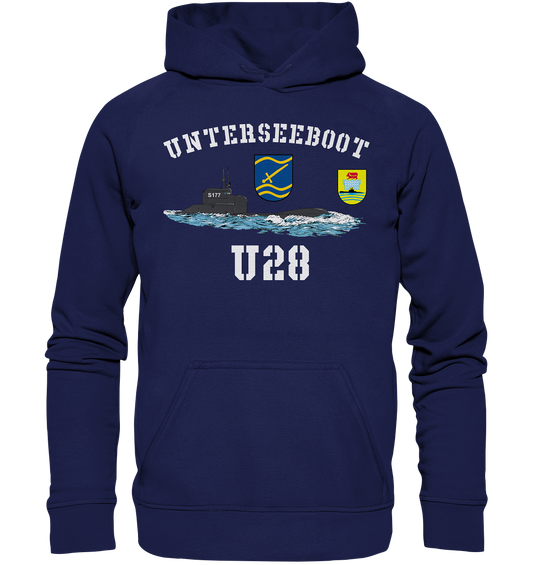 Unterseeboot U28 3. UG - Basic Unisex Hoodie