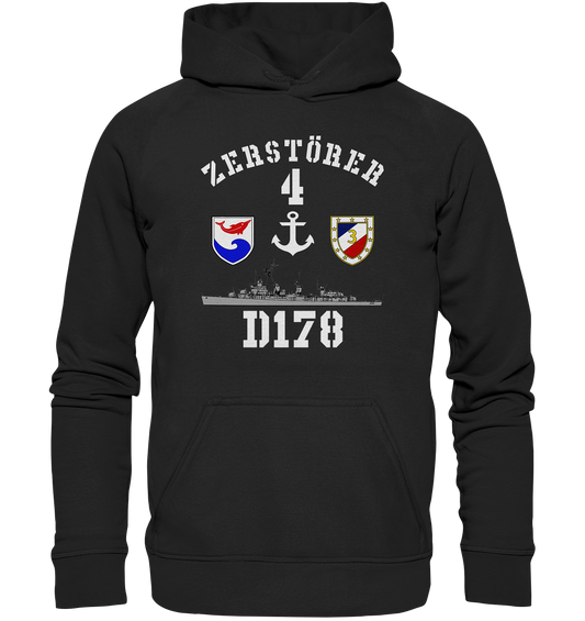 D178 ZERSTÖRER 4 Anker   - Basic Unisex Hoodie