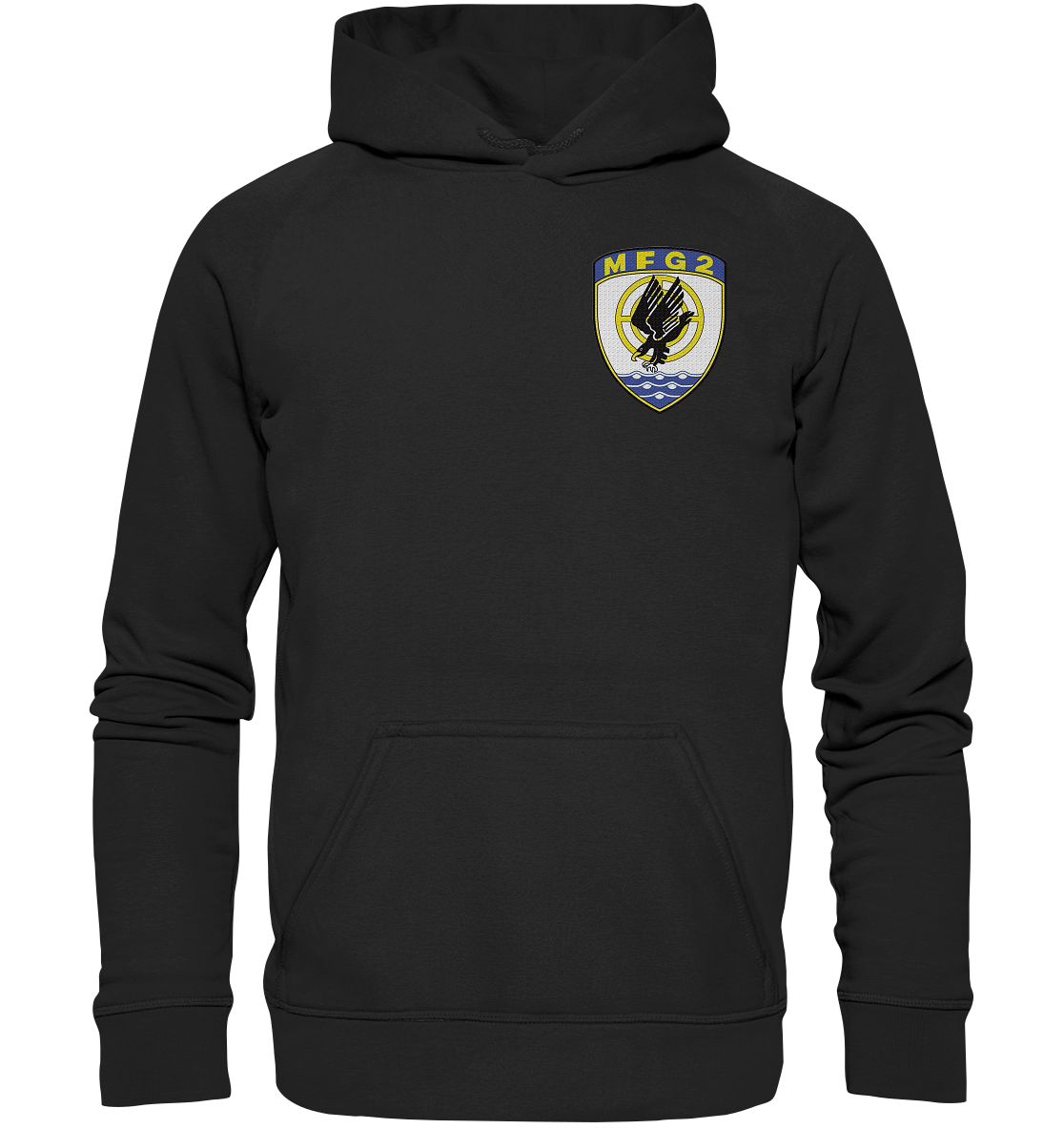 Marinefliegergeschwader 2 Brustwappen  - Basic Unisex Hoodie