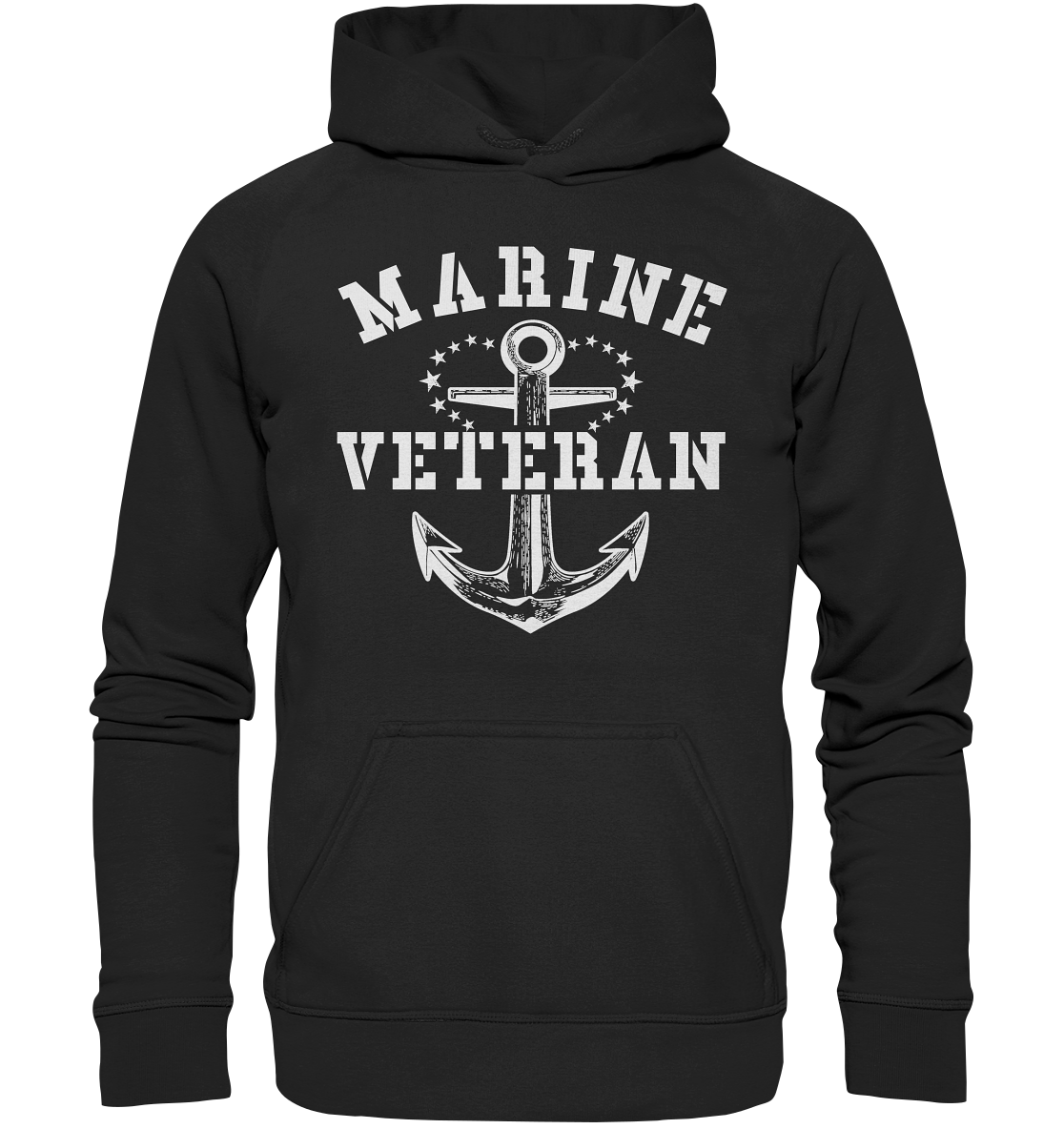 MARINE VETERAN ANKER - Basic Unisex Hoodie